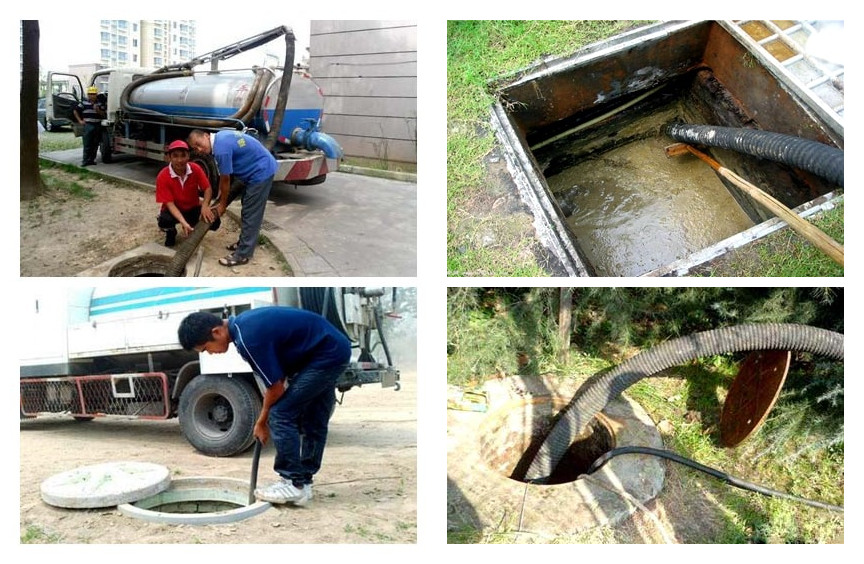 吸糞車(chē)工作實(shí)拍 吸糞車(chē)工作實(shí)拍